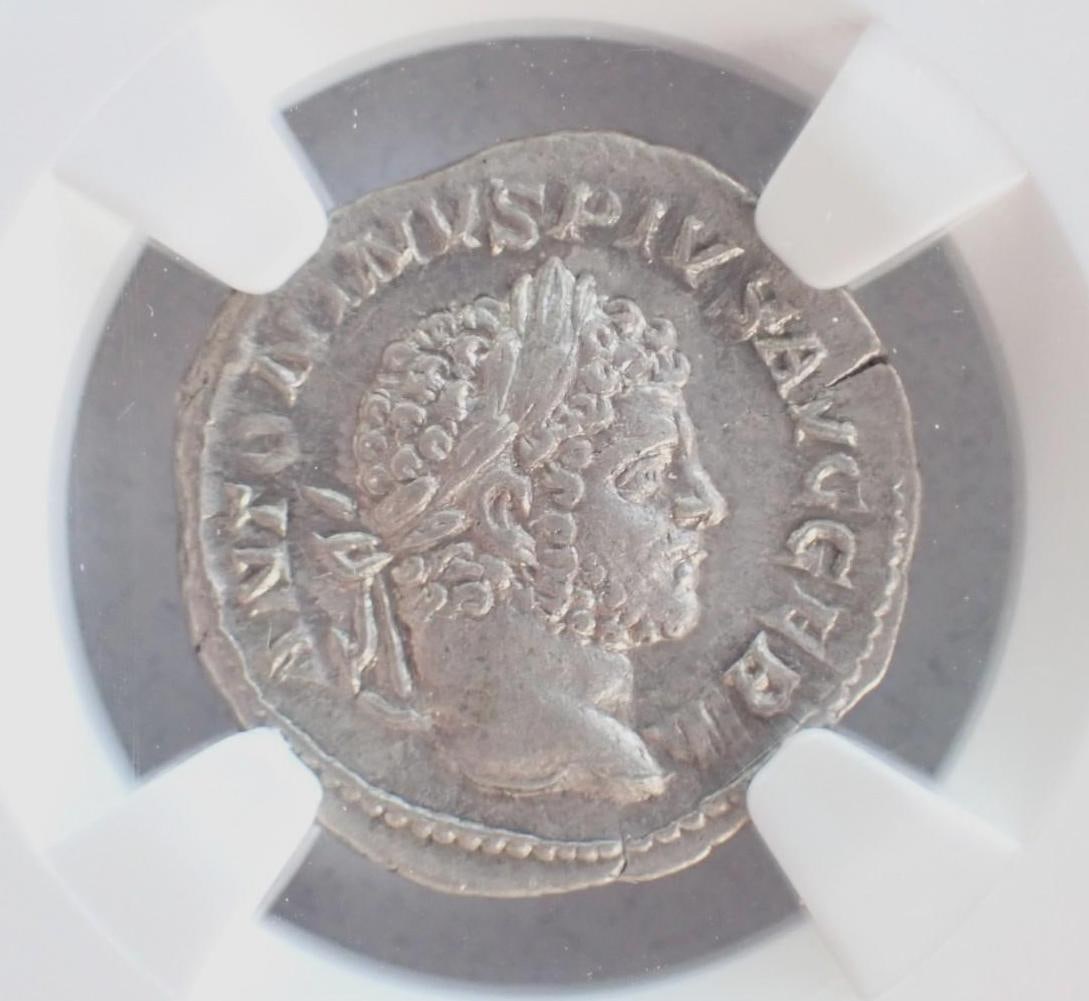 Ancient Coin: Roman Empire Caracalla (AD 198-217) AR Denarius - 2