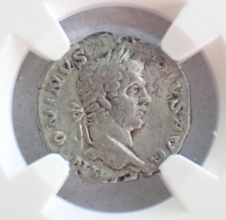Ancient Coin: Roman Empire Elagabalus (AD 218-222) AR Denarius - 2