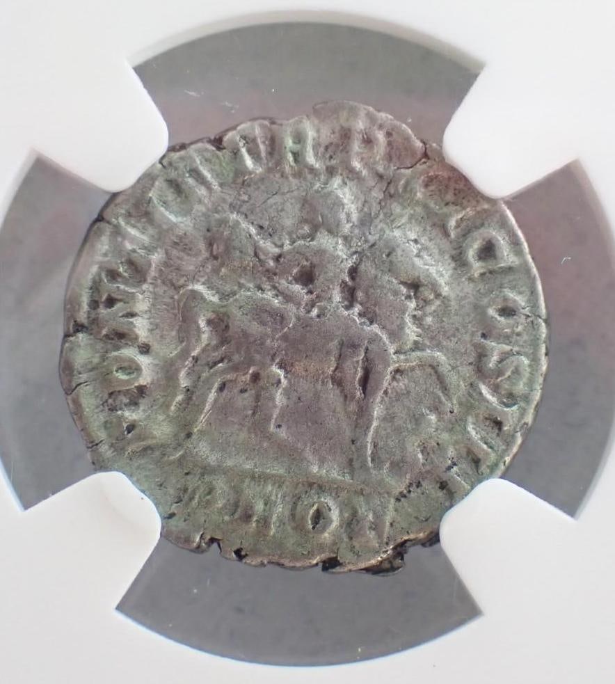 Ancient Coin: Roman Empire Elagabalus (AD 218-222) AR Denarius - 4