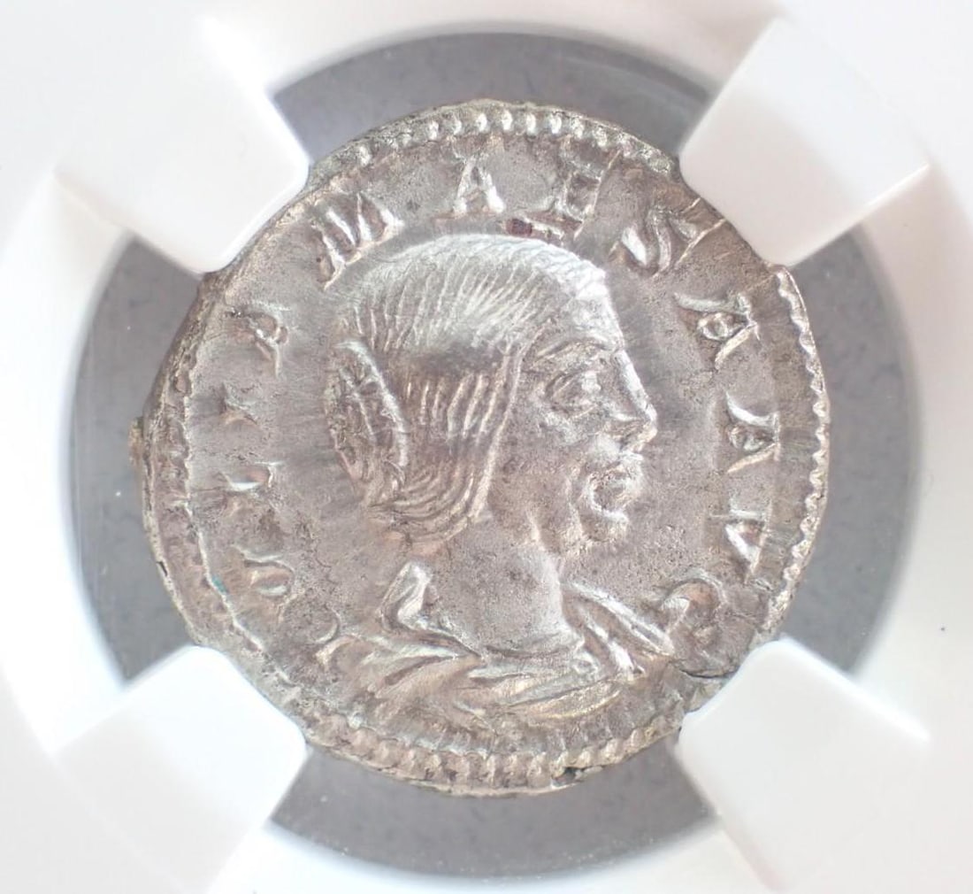 Ancient Coin: Roman Empire Julia Maesa (AD 218-224/5) AR Denarius - 2
