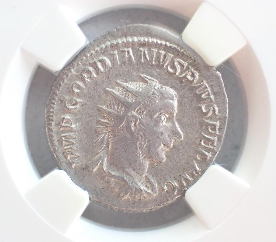 Ancient Coin: Roman Empire Gordian III (AD 238-244) AR Double-Denarius - 2