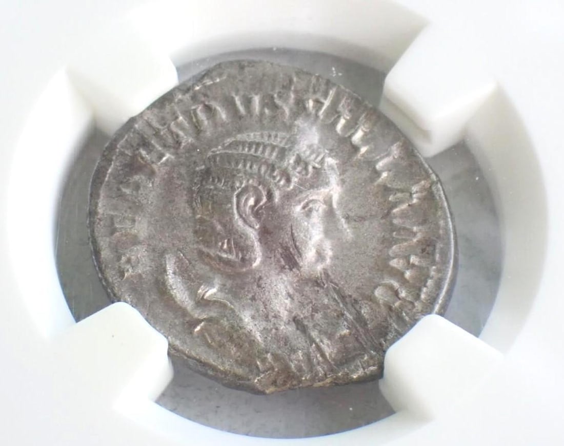 Ancient Coin: Roman Empire H. Etruscilla (AD 249-253) AR Double-Denarius - 2