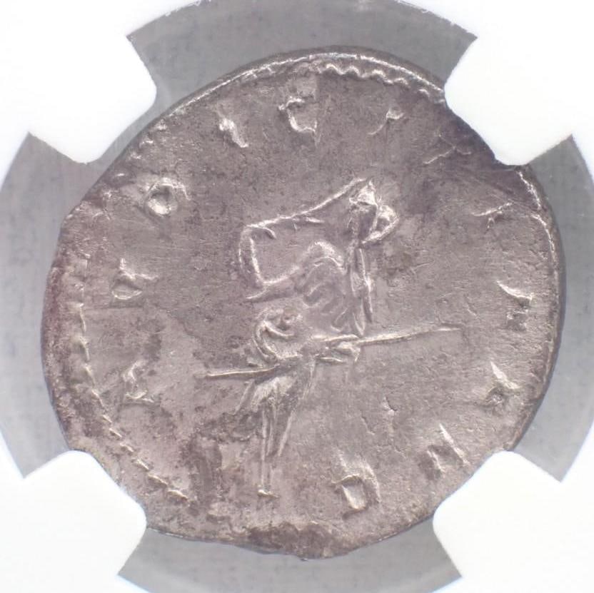 Ancient Coin: Roman Empire H. Etruscilla (AD 249-253) AR Double-Denarius - 4