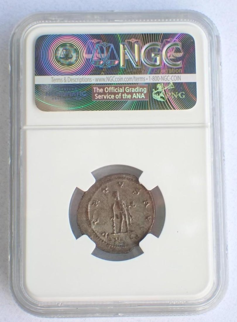 Ancient Coin: Roman Empire Gallienus (AD 253-268) BI Double-Denarius - 3
