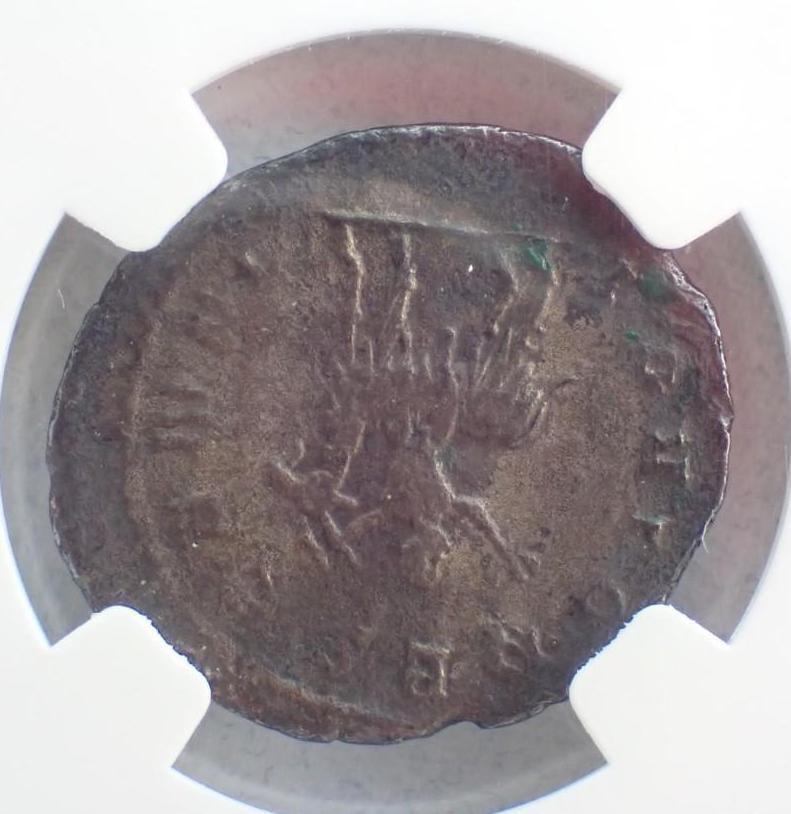 Ancient Coin: Roman Empire Valerian II (AD 256-258) BI Double-Denarius - 4