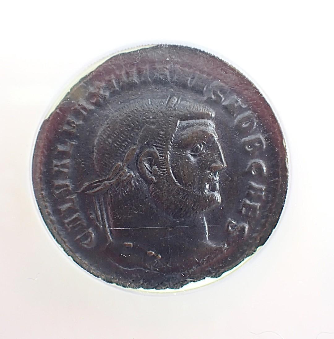 Ancient Coin: Rome Galerius (AD 295-3058) Follis - 6