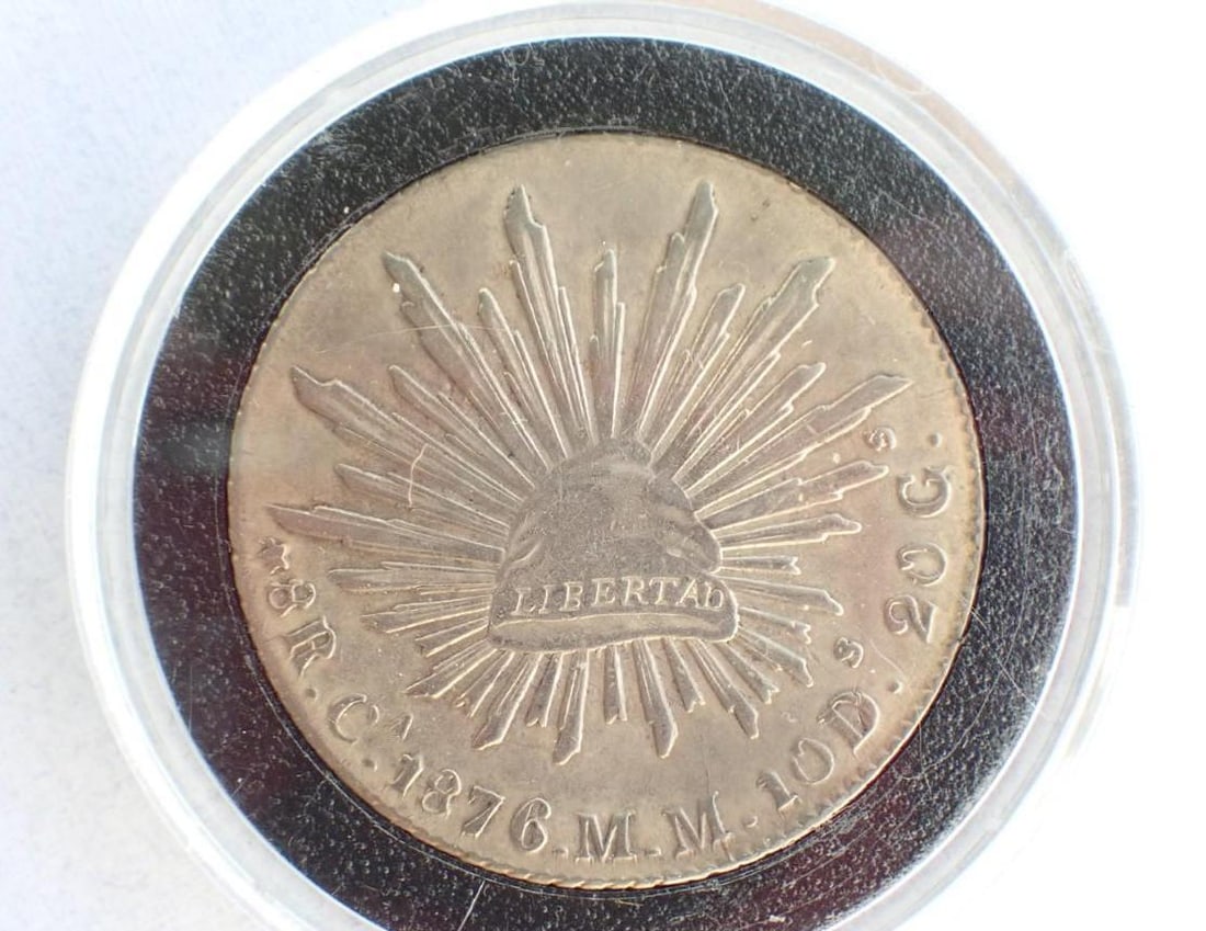 1876MM Mexico 8 Reales - 2