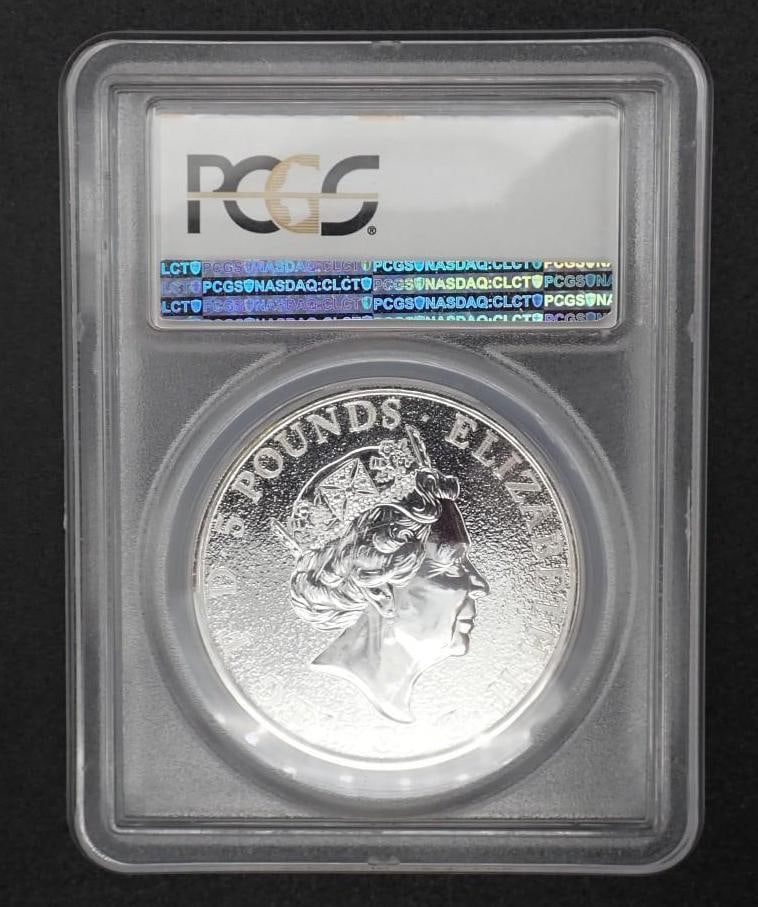 2016 Great Britain Queen's Beasts 2 Ounce .9999 Silver Lion - 2