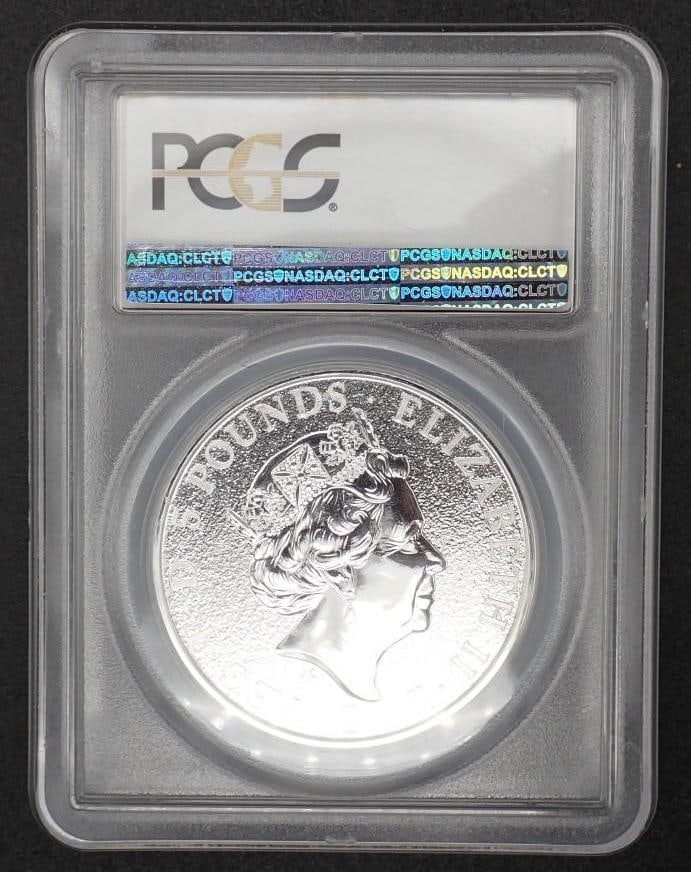 2016 Great Britain Queen's Beasts 2 Ounce .9999 Silver Lion - 2