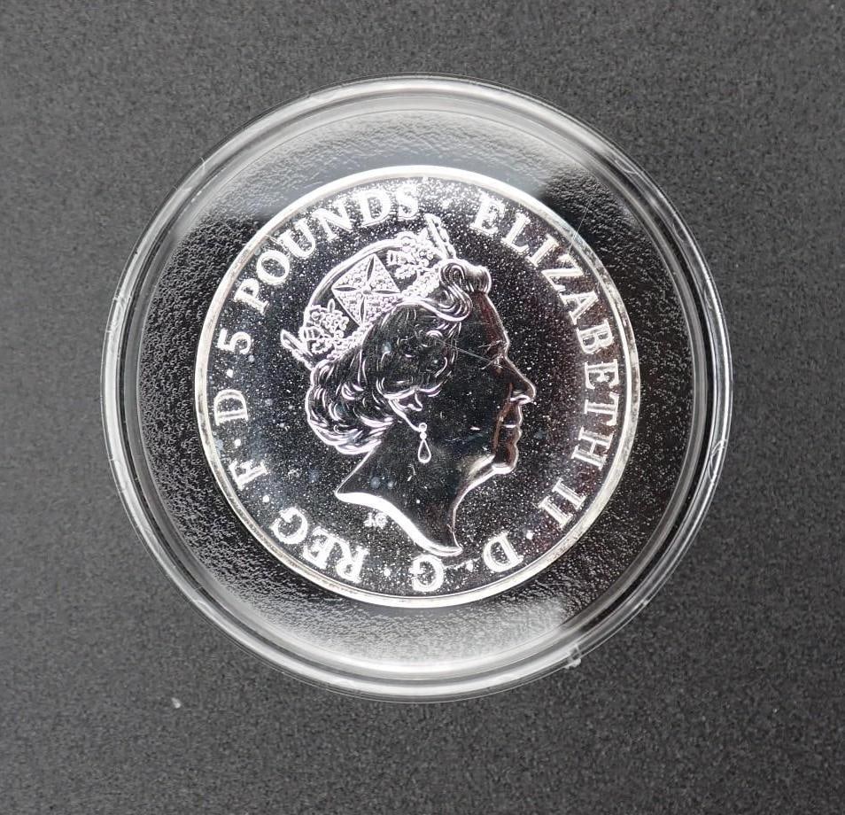2016 Great Britain Queen's Beasts 2 Ounce .9999 Silver Lion (1 of 2)