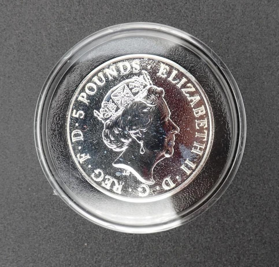 2016 Great Britain Queen's Beasts 2 Ounce .9999 Silver Lion (1 of 2)