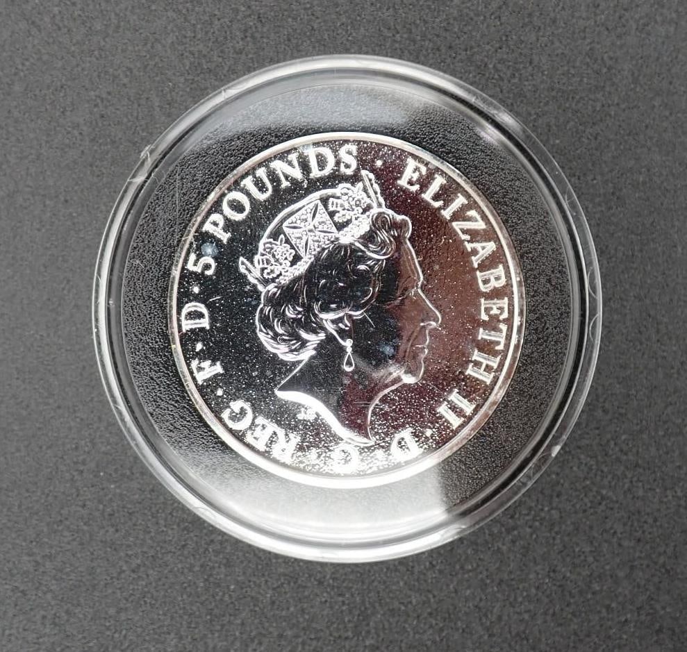 2016 Great Britain Queen's Beasts 2 Ounce .9999 Silver Lion (1 of 2)