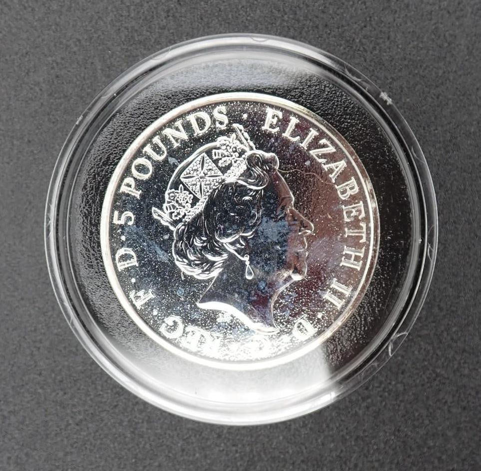 2016 Great Britain Queen's Beasts 2 Ounce .9999 Silver Lion (1 of 2)