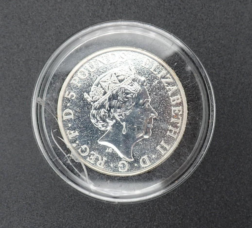 2017 Great Britain Queen's Beasts 2 Ounce .9999 Silver Griffin (1 of 2)