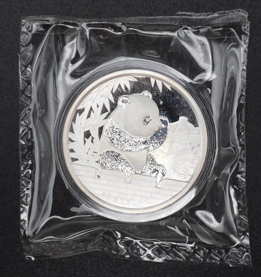 Cased 2016 China 2 Ounce .999 Silver High Relief Year of the Monkey Medal - 2