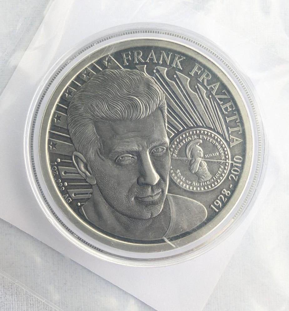 (2) Frank Frazetta Proof 1 Ounce .999 Silver Rounds - 2