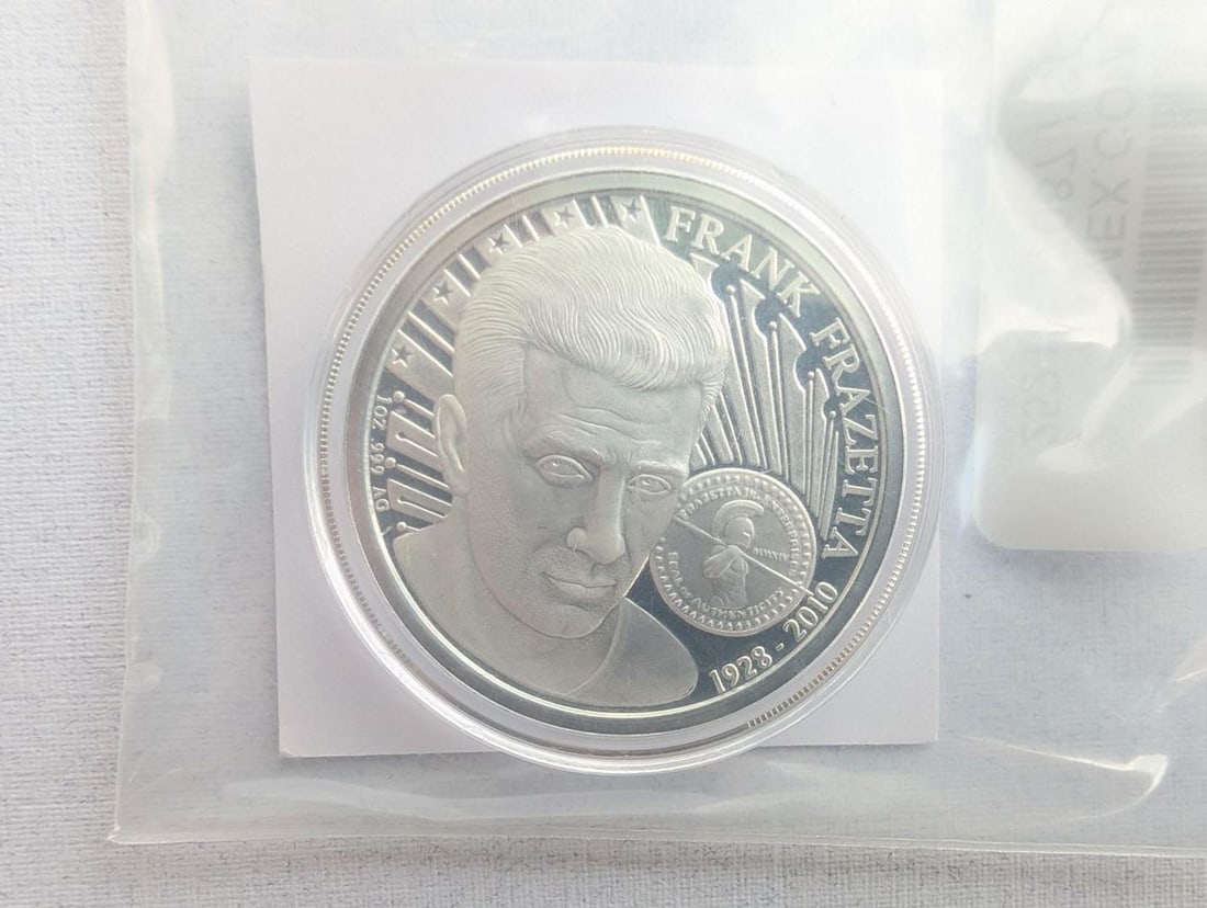 (3) Frank Frazetta Proof "Death Dealer" 1 Ounce .999 Silver Rounds - 4