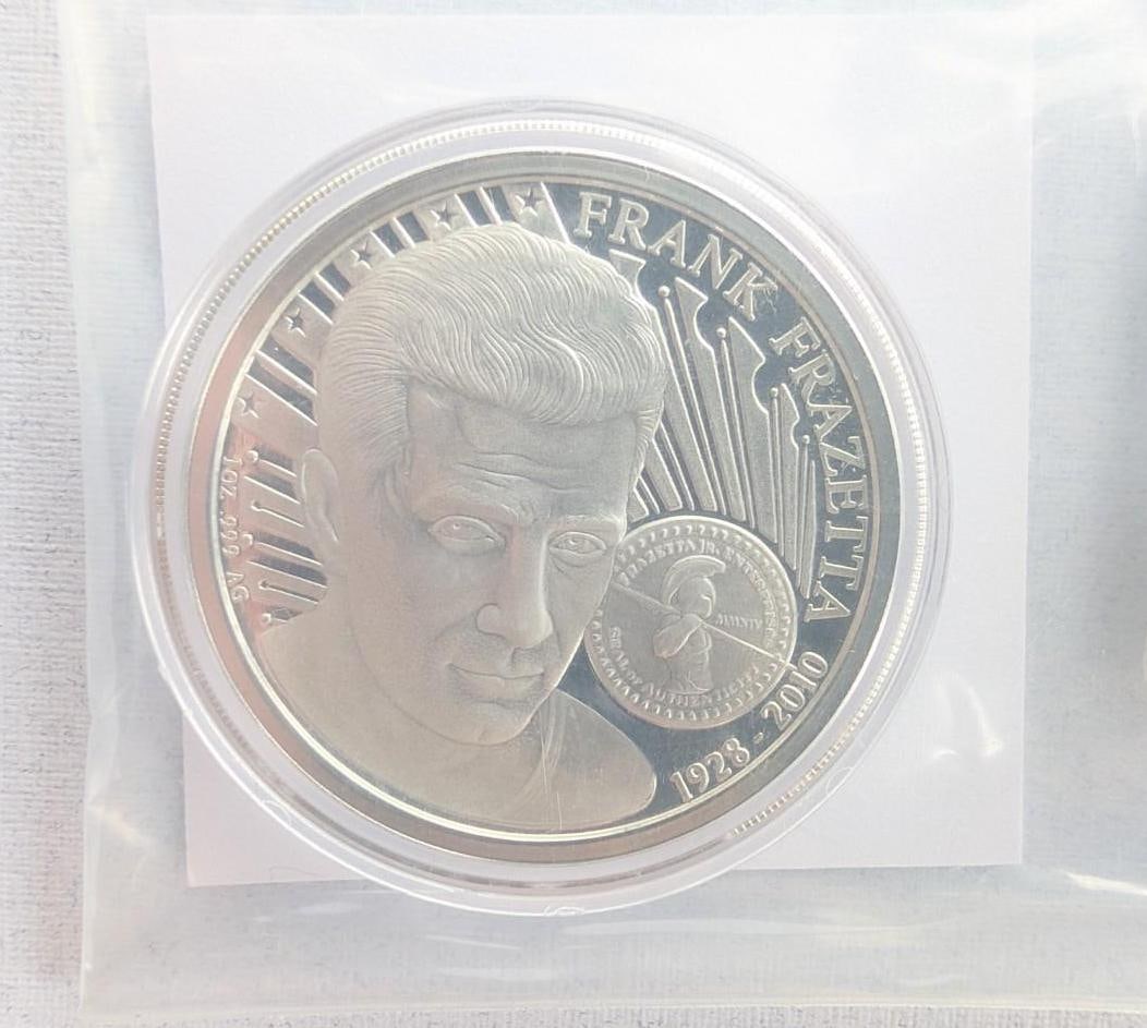 (3) Frank Frazetta Proof "Death Dealer" 1 Ounce .999 Silver Rounds - 8