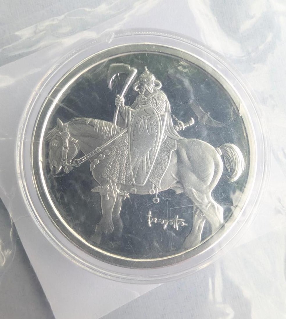(3) Frank Frazetta Proof "Death Dealer" 1 Ounce .999 Silver Rounds - 7