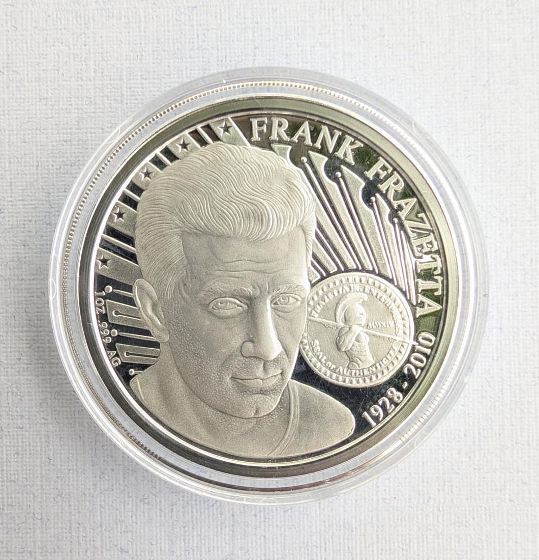 (3) Frank Frazetta Proof "Death Dealer" 1 Ounce .999 Silver Rounds - 4