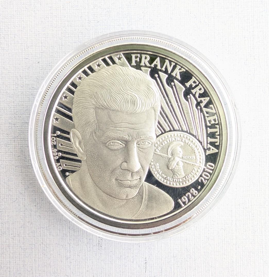 (3) Frank Frazetta Proof "Death Dealer" 1 Ounce .999 Silver Rounds - 6