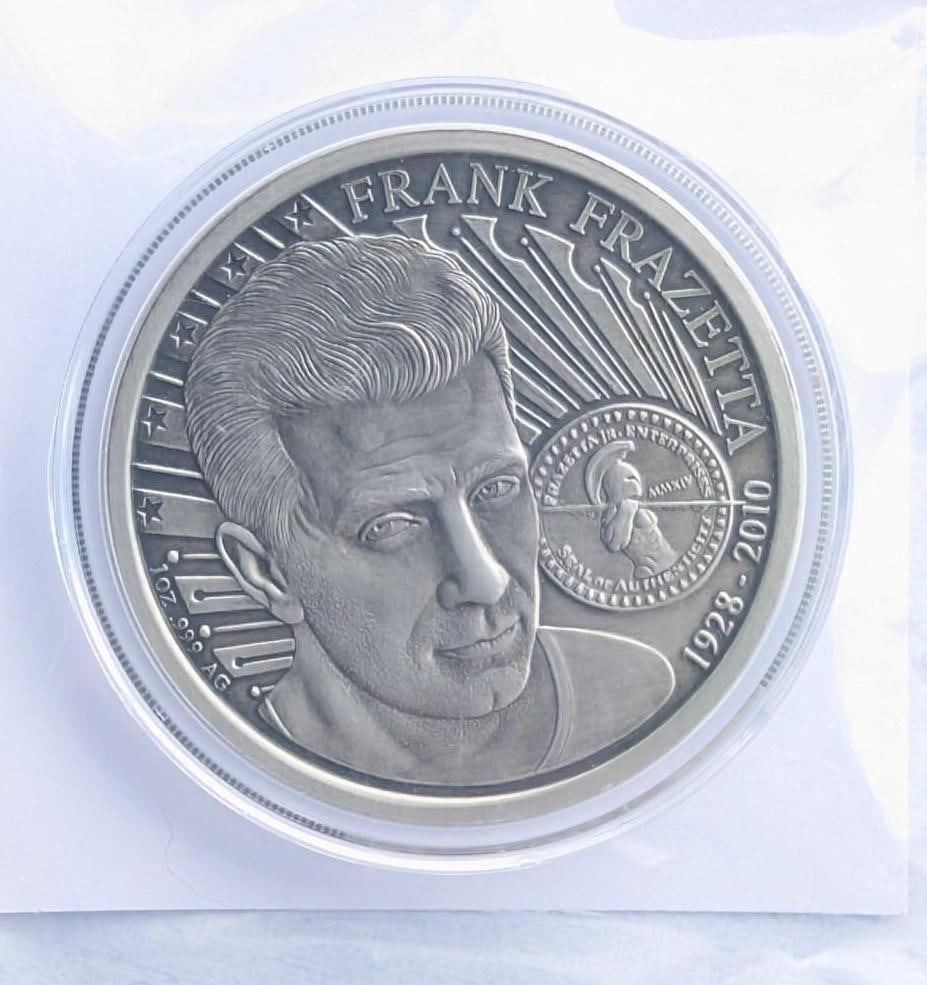 (3) Frank Frazetta Antique Finish "Death Dealer" 1 Ounce .999 Silver Rounds - 5