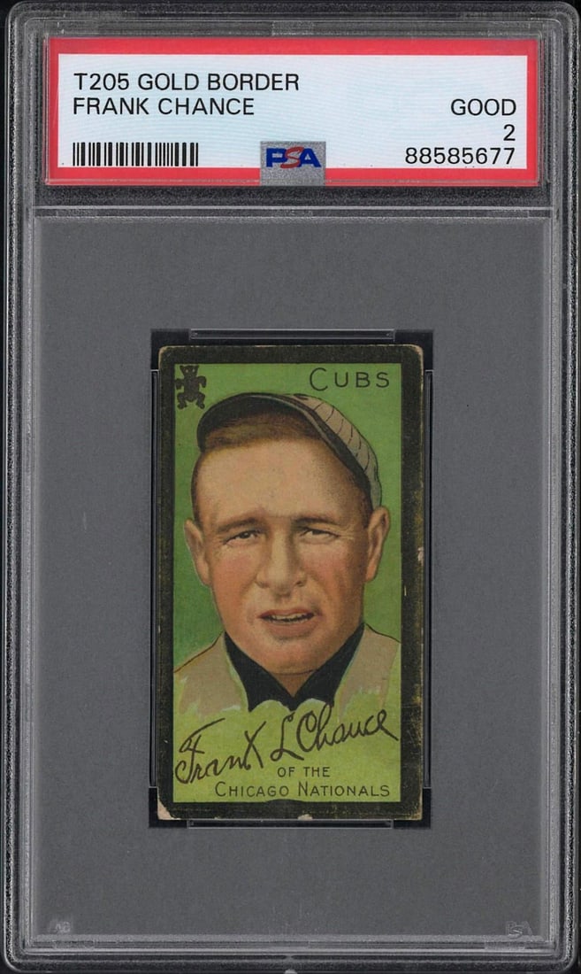 T205 Piedmont Gold Border Frank Chance (1 of 2)
