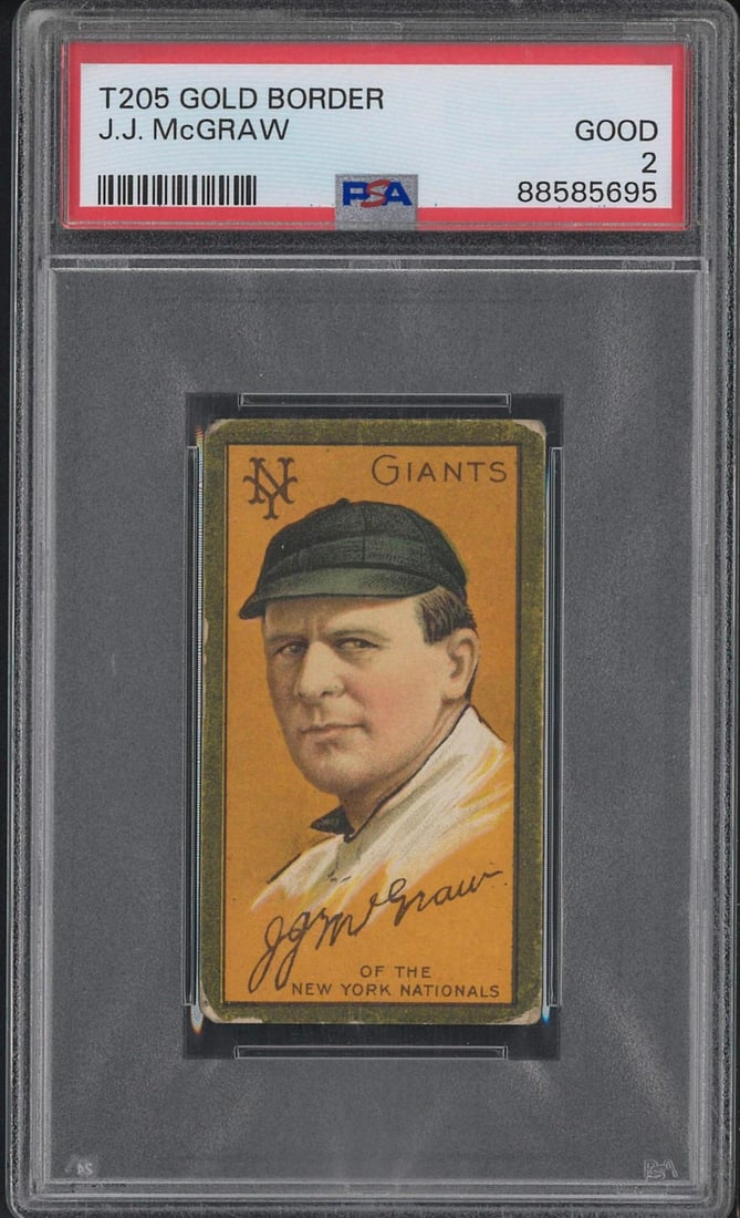 T205 Piedmont Gold Border J.J. McGraw (1 of 2)