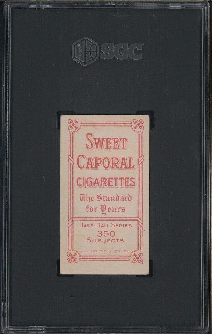 1910 T206 Sweet Caporal Chief Bender Pitching (trees in background) - 2