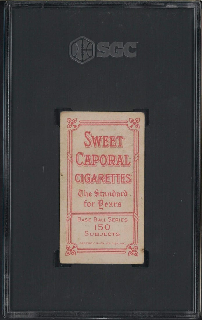 1909 T206 Sweet Caporal Jack Chesbro - 2
