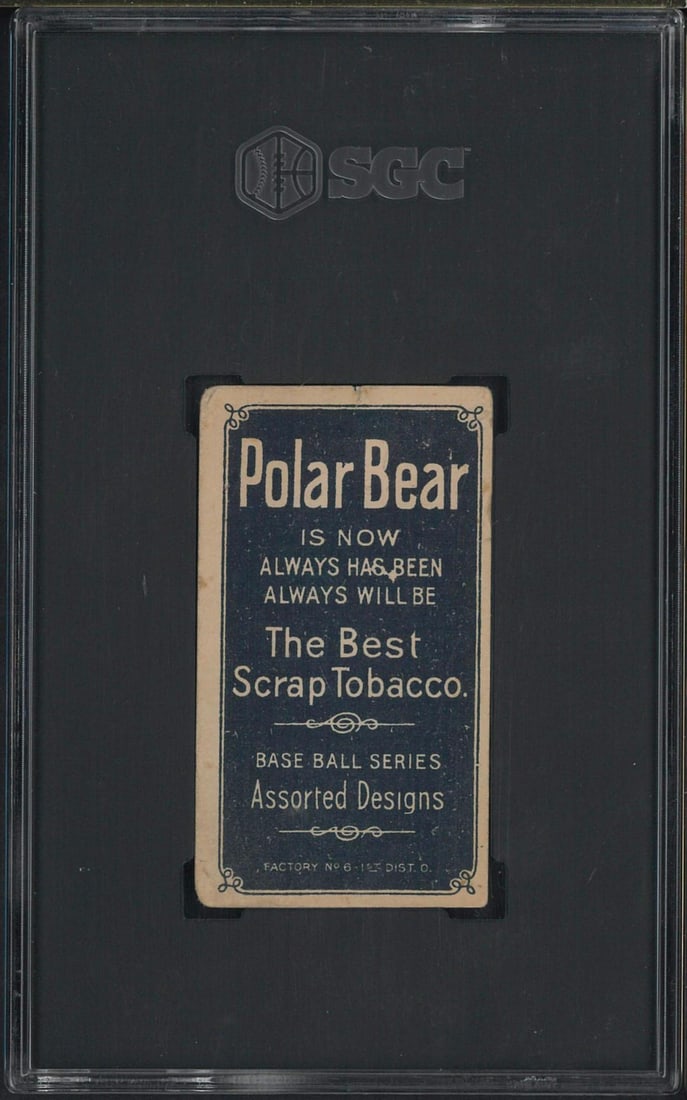1909-11 T206 Polar Bear Ty Cobb (red background) - 2