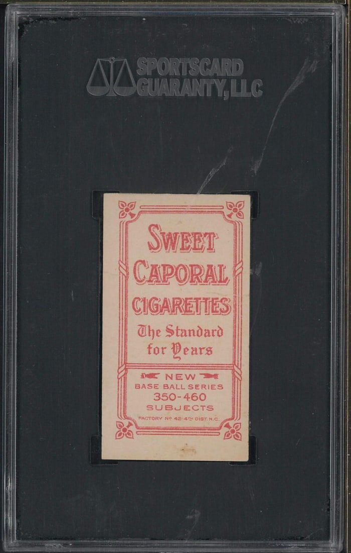 1911 T206 Sweet Caporal Christy Mathewson (dark cap) - 2