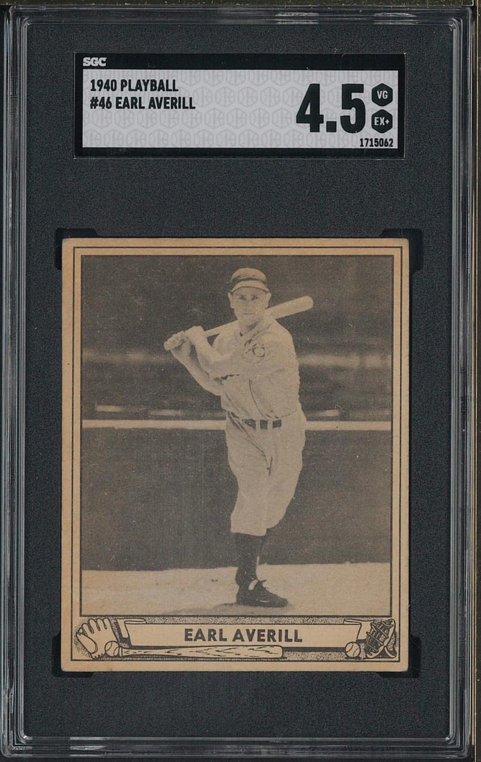 1940 Play Ball #46 Earl Averill (1 of 2)