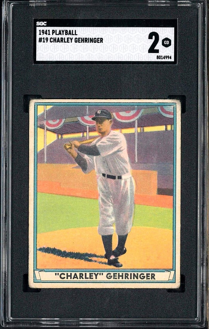 1941 Play Ball #19 Charley Gehringer (1 of 2)