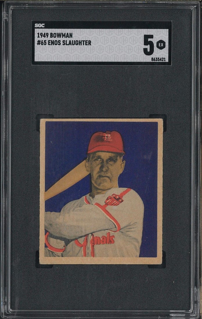 1949 Bowman #65 Enos Slaughter (1 of 2)