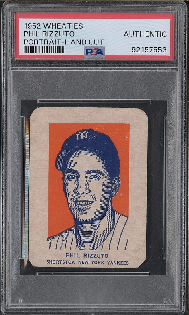 1952 Wheaties Hand Cut Phil Rizzuto (1 of 2)