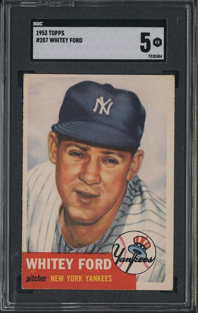 1953 Topps #207 Whitey Ford (1 of 2)