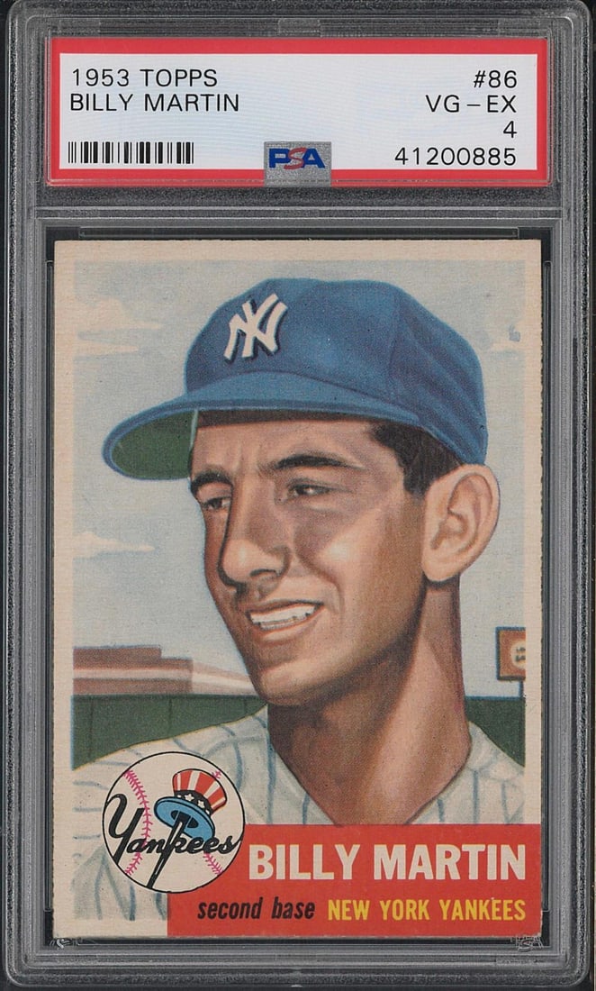 1953 Topps #86 Billy Martin (1 of 2)