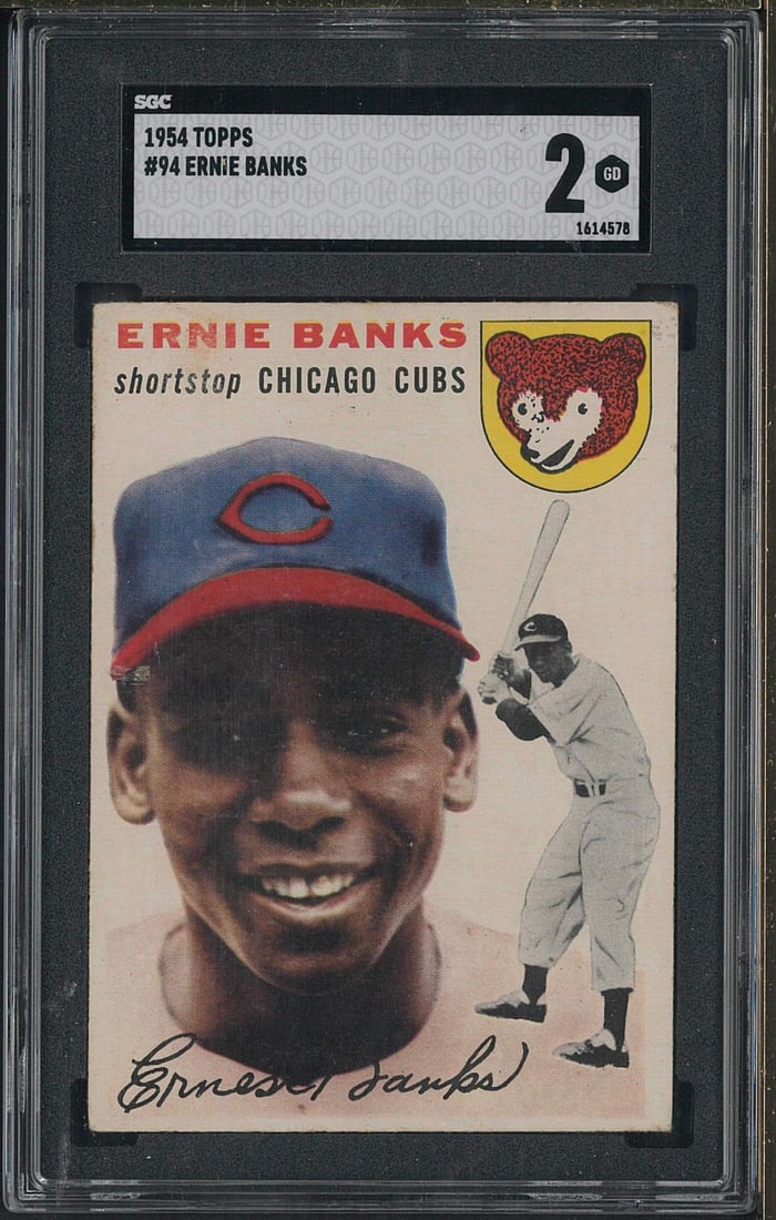 1954 Topps #94 Ernie Banks (1 of 2)