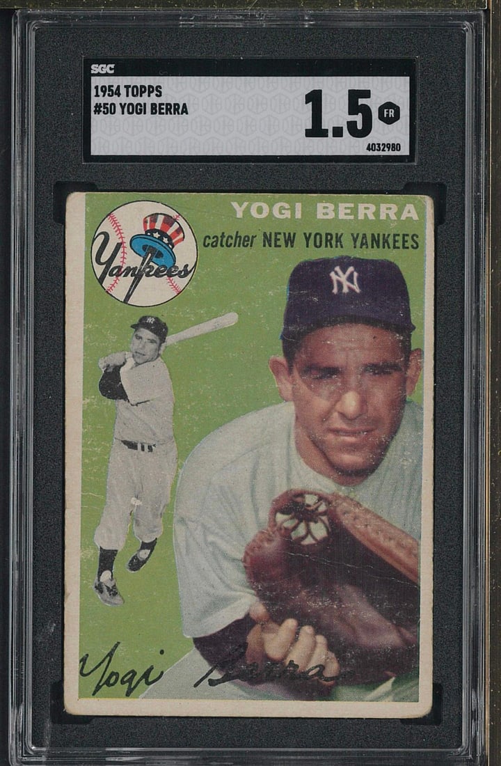 1954 Topps #50 Yogi Berra (1 of 2)