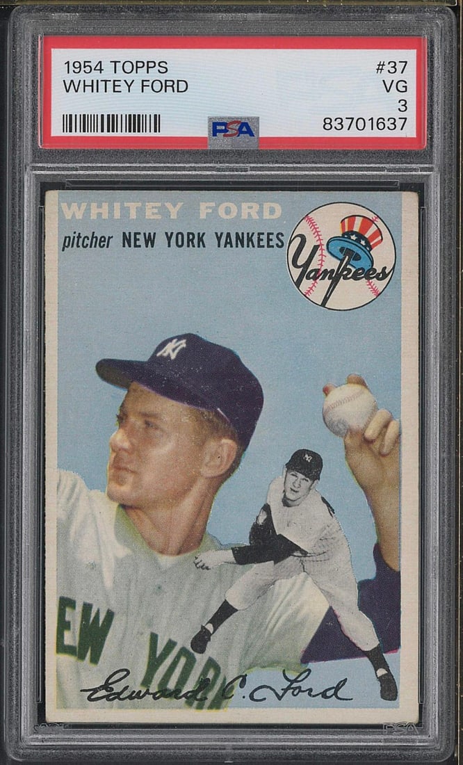 1954 Topps #37 Whitey Ford (1 of 2)