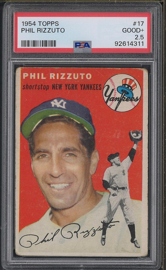 1954 Topps #17 Phil Rizzuto (1 of 2)