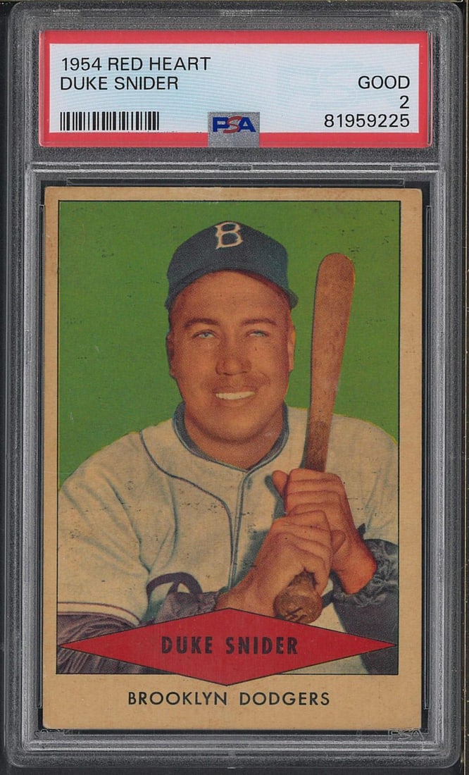 1954 Red Heart Duke Snider (1 of 2)