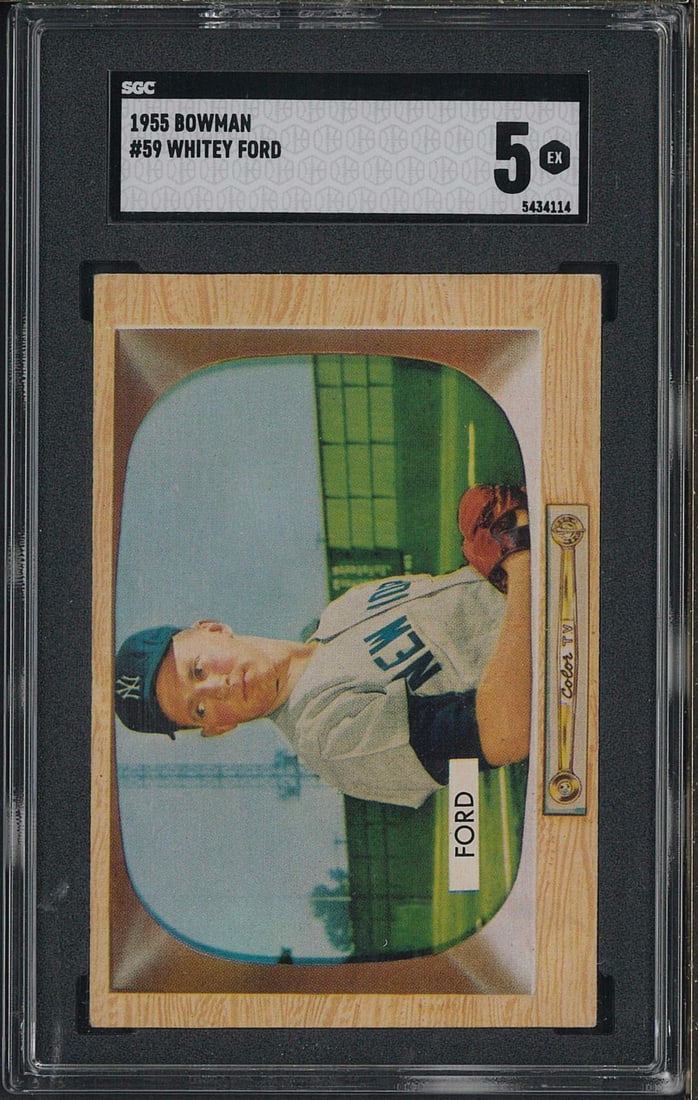1955 Bowman #59 Whitey Ford (1 of 2)