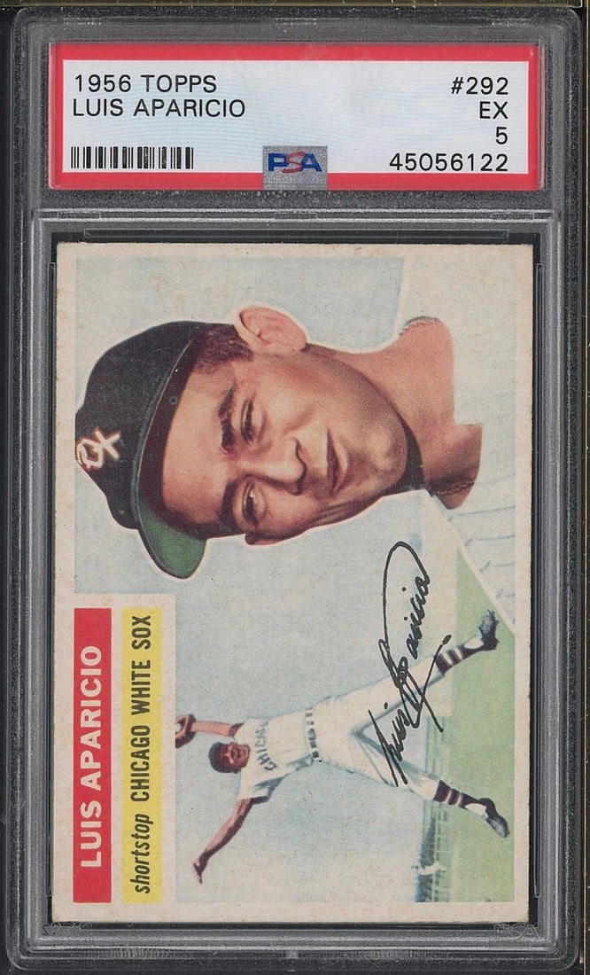 1956 Topps #292 Luis Aparicio (1 of 2)