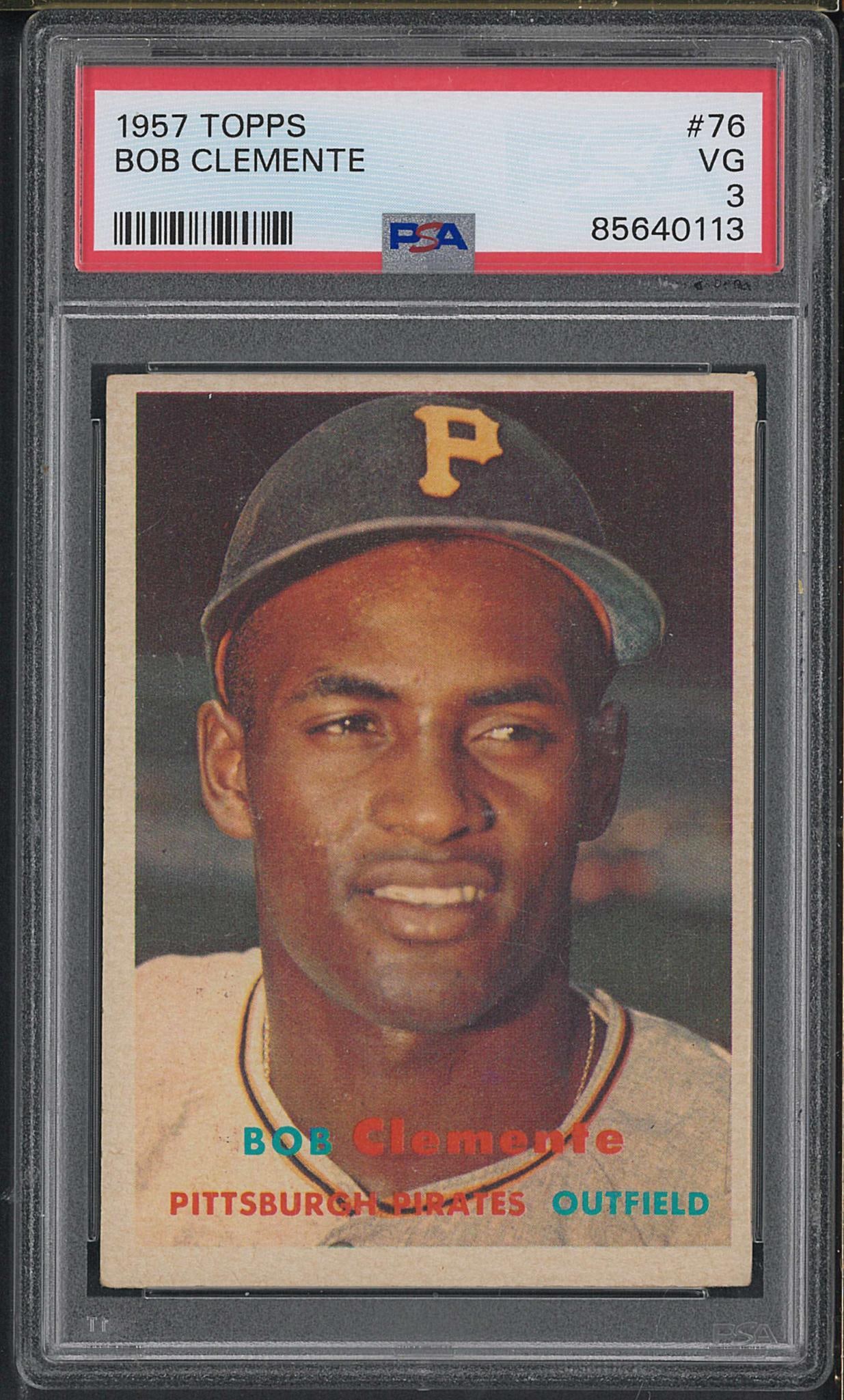 1957 Topps #76 Bob Clemente (1 of 2)