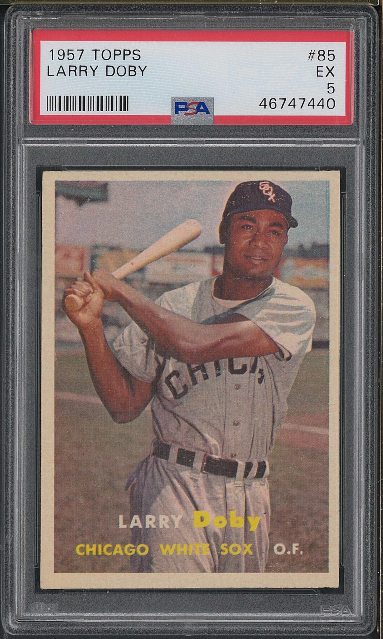 1957 Topps #85 Larry Doby (1 of 2)