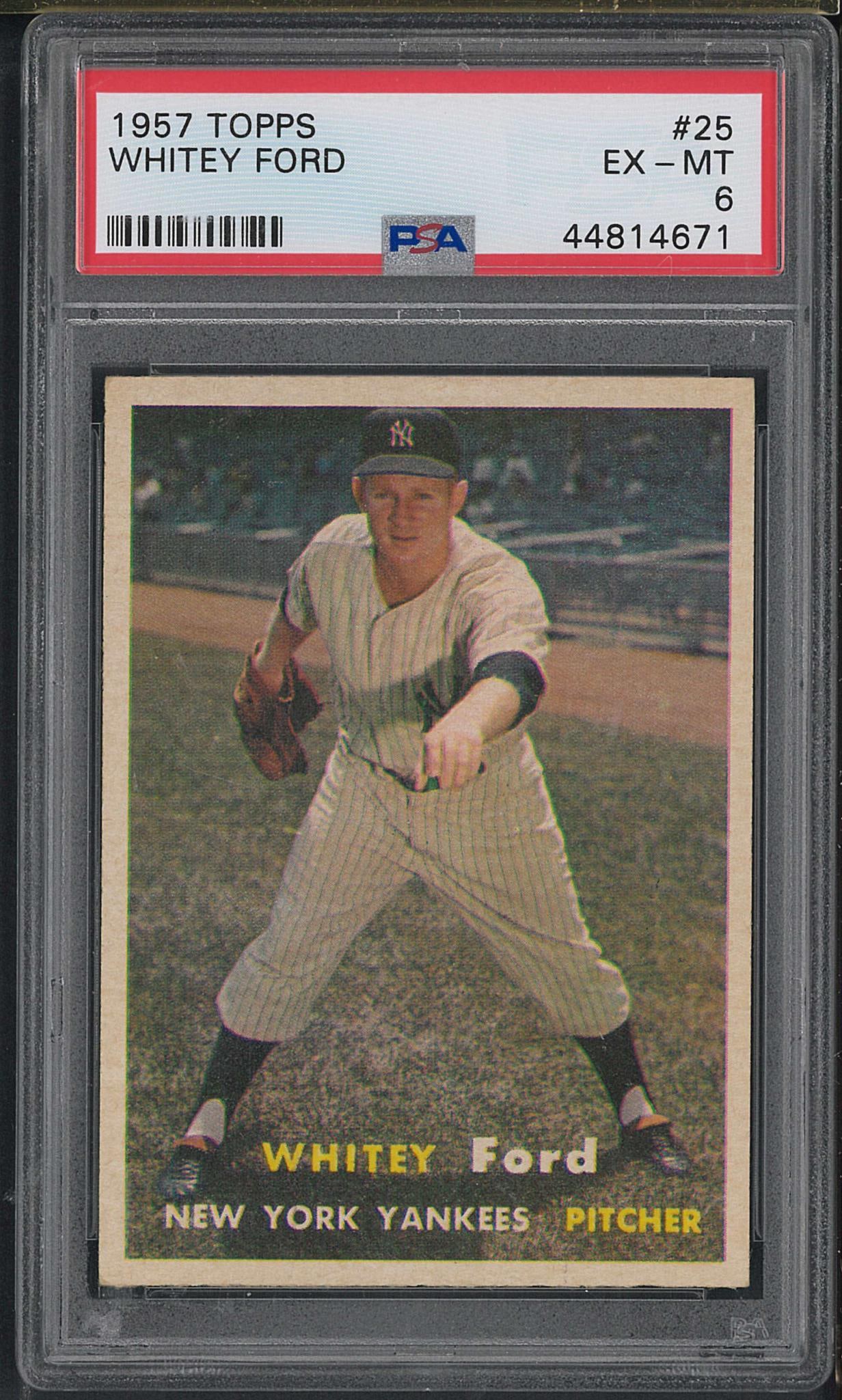 1957 Topps #25 Whitey Ford (1 of 2)