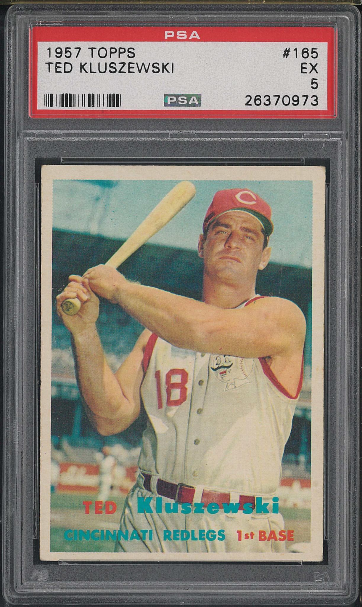 1957 Topps #165 Ted Kluszewski (1 of 2)