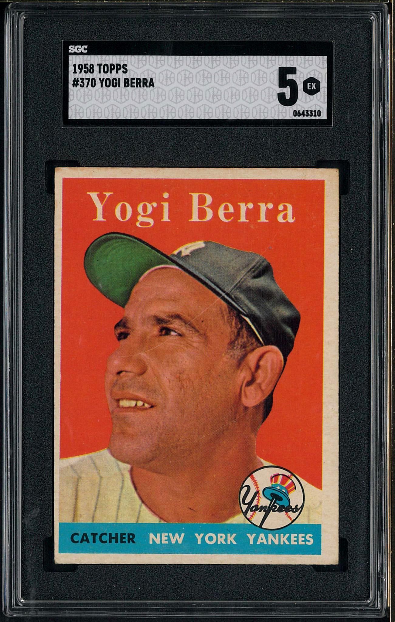 1958 Topps #370 Yogi Berra (1 of 2)